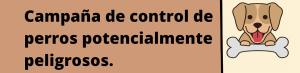 Campaña de control e informativa para la tenencia de perros  potencialmente peligrosos