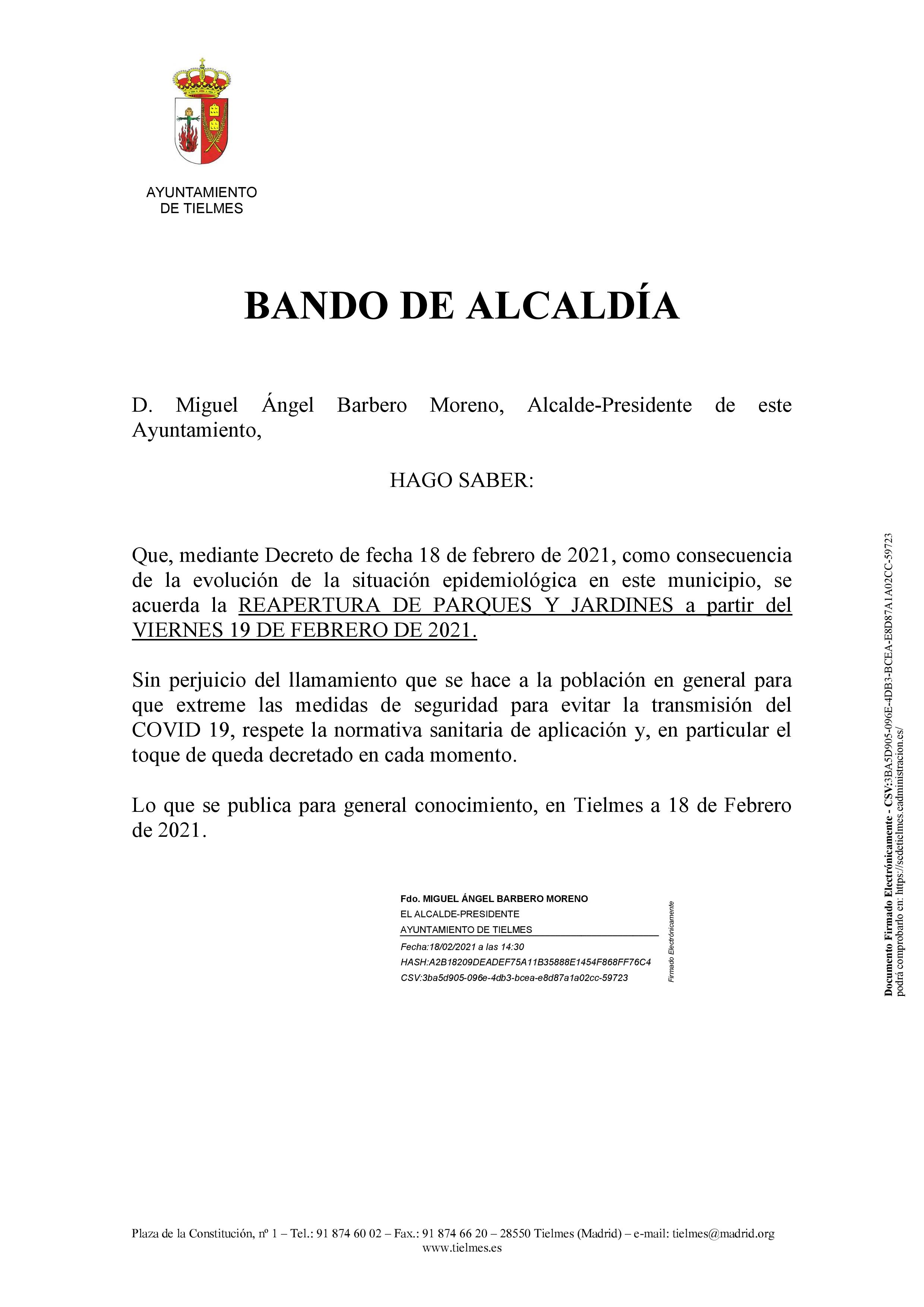 BANDOAPERTURAPARQUES