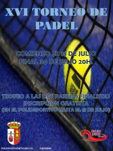 XVI TORNEO DE PADEL