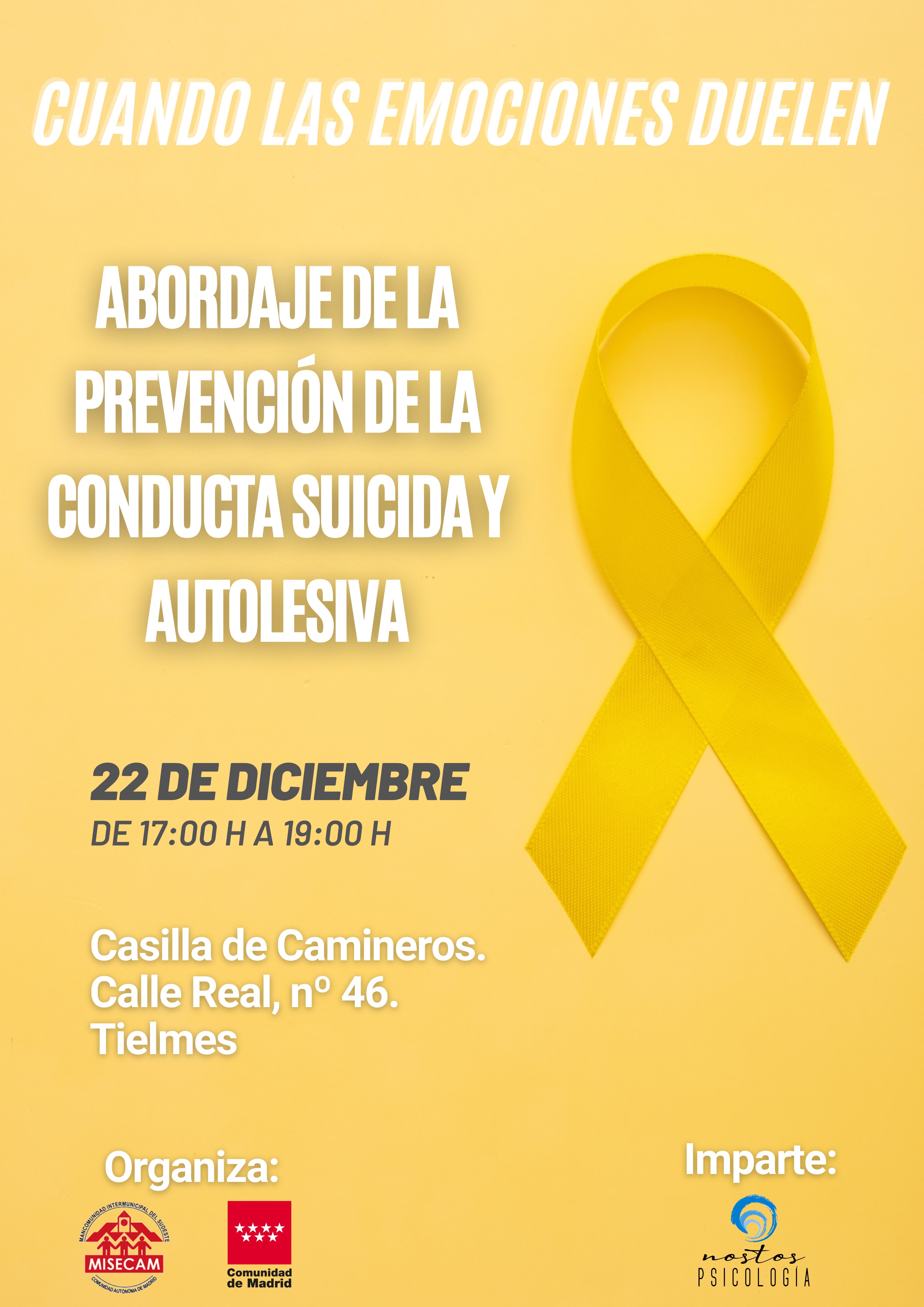 Cartelcharlaconductasuicida.