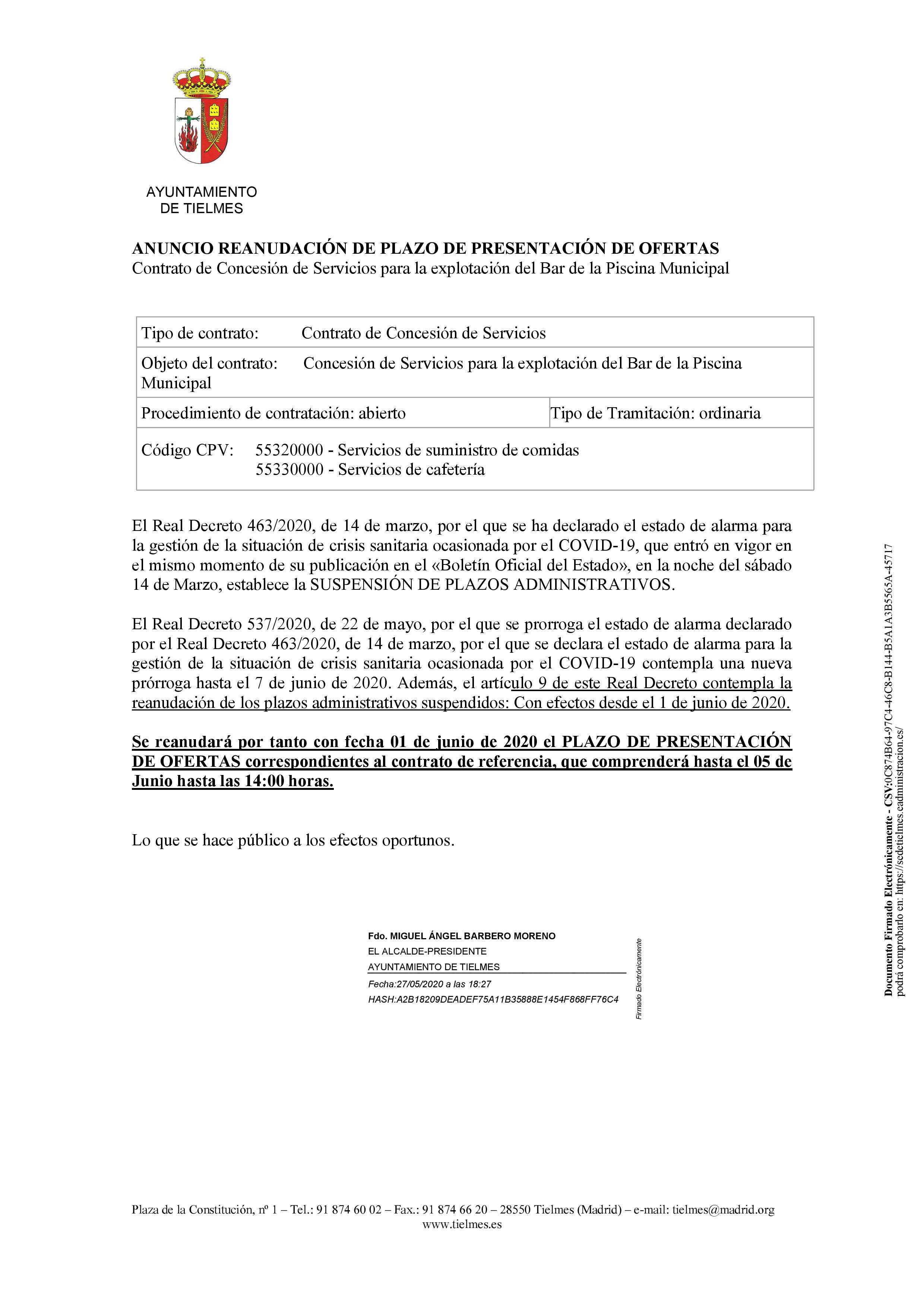 REANUDACIONPLAZOCONTRATOPISCINA